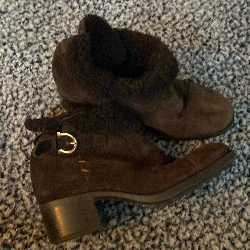 Salvatore Ferogamo suede booties
